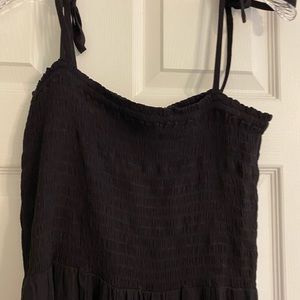 Black Loft Sundress size Large w/ adjustable straps